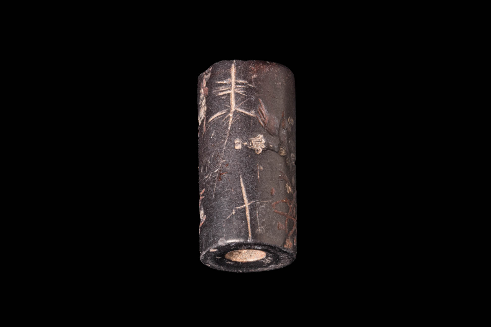 OLD ASSYRIAN / ANATOLIAN HARD STONE CYLINDER SEAL - Image 3 of 4