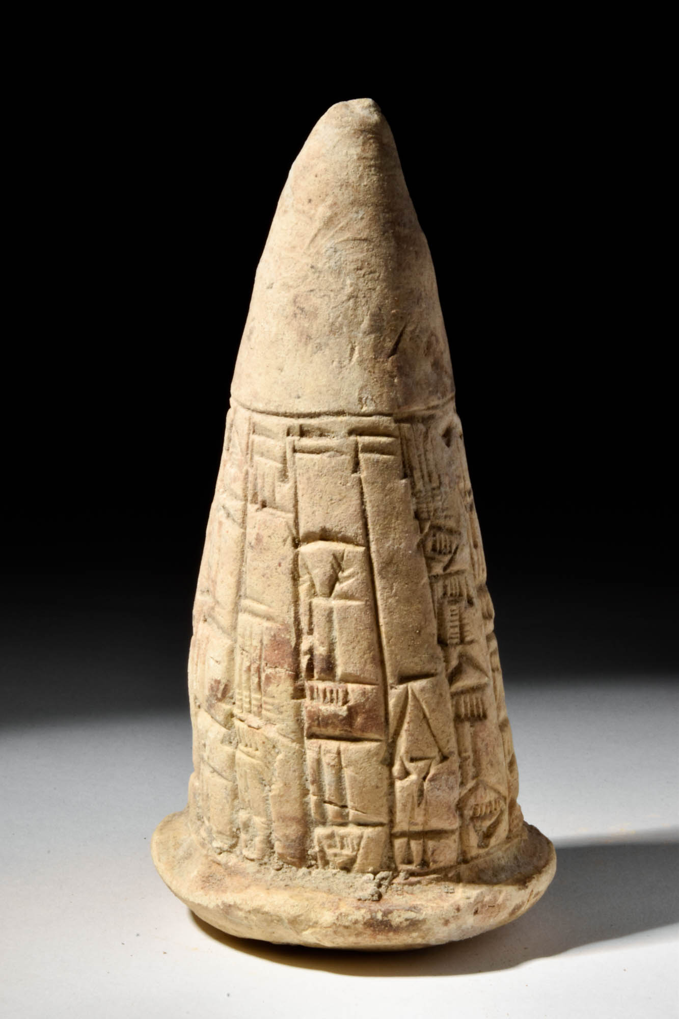 WESTERN ASIATIC TERRACOTTA FOUNDATION CONE - Image 2 of 4