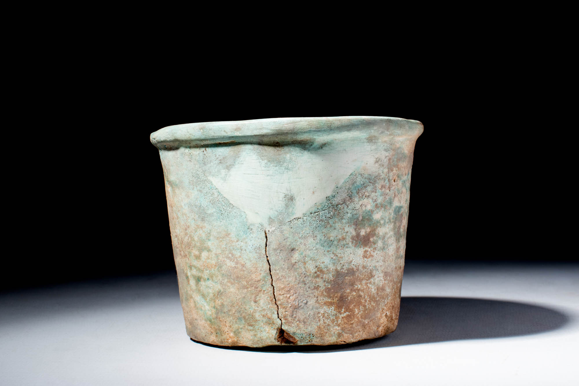 EGYPTIAN FAIENCE BEAKER - Image 2 of 4