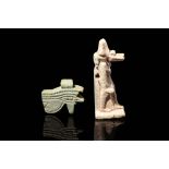 EGYPTIAN FAIENCE AMULETS