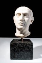 ROMAN MARBLE HEAD OF GENERAL