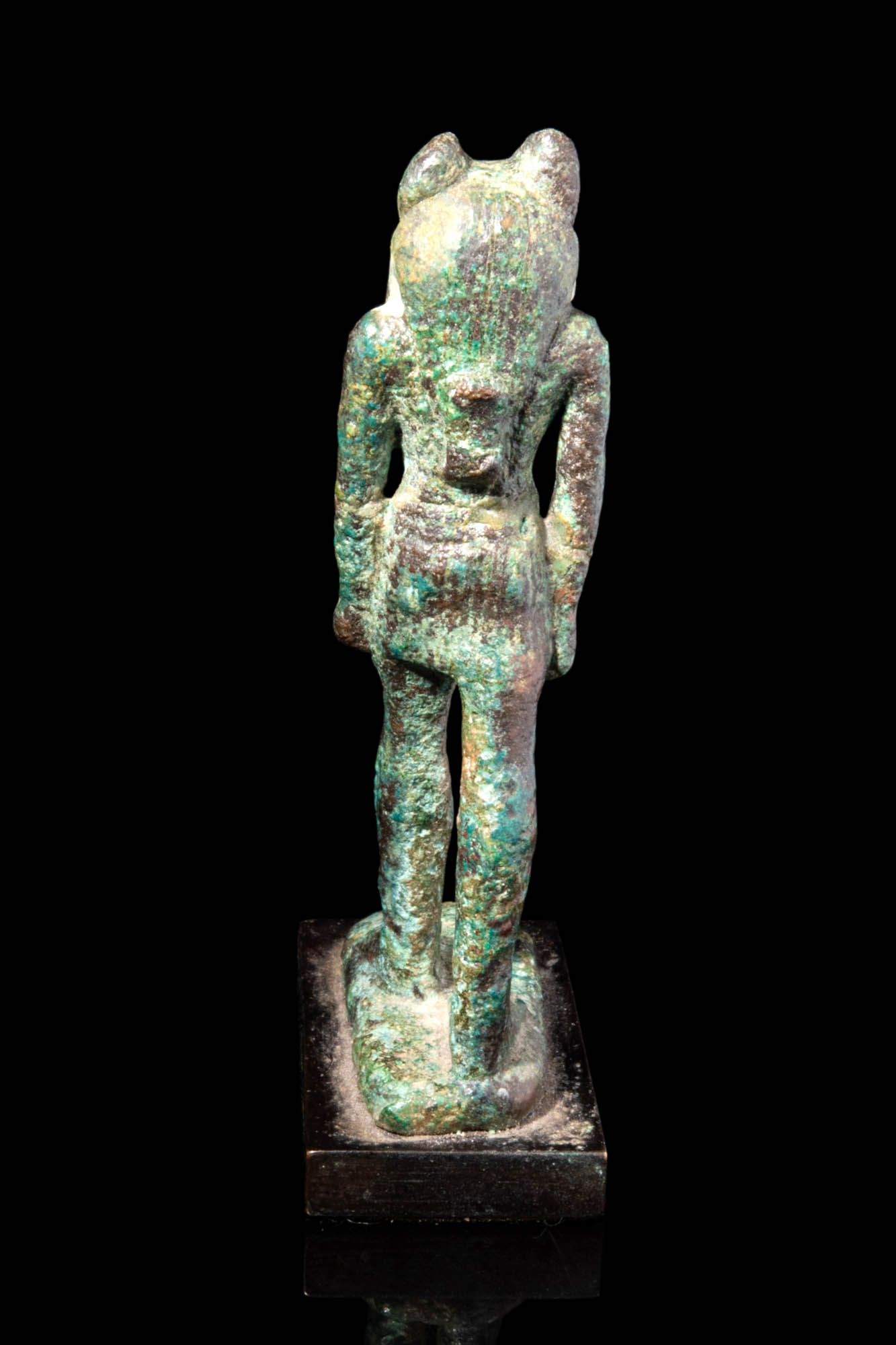 EGYPTIAN LATE PERIOD ANUBIS STATUETTE - Image 4 of 4