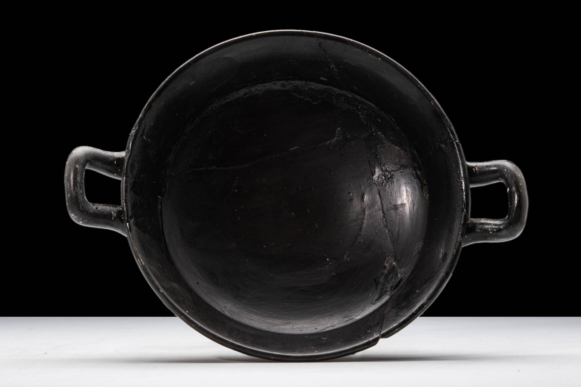 GREEK BLACK-GLAZE KYLIX