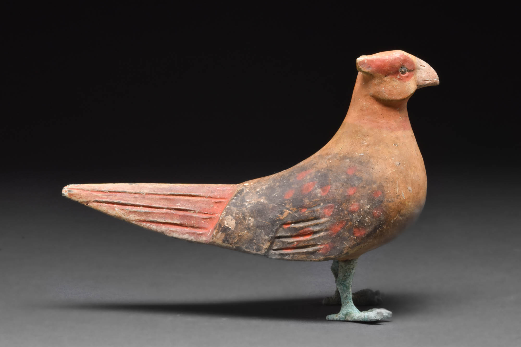 CHINESE HAN DYNASTY TERRACOTTA BIRD - TL TESTED - Image 3 of 6