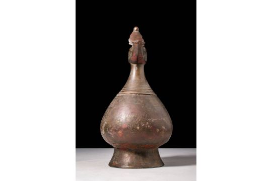 GHAZNAVID COPPER ALLOY EWER - Image 3 of 6