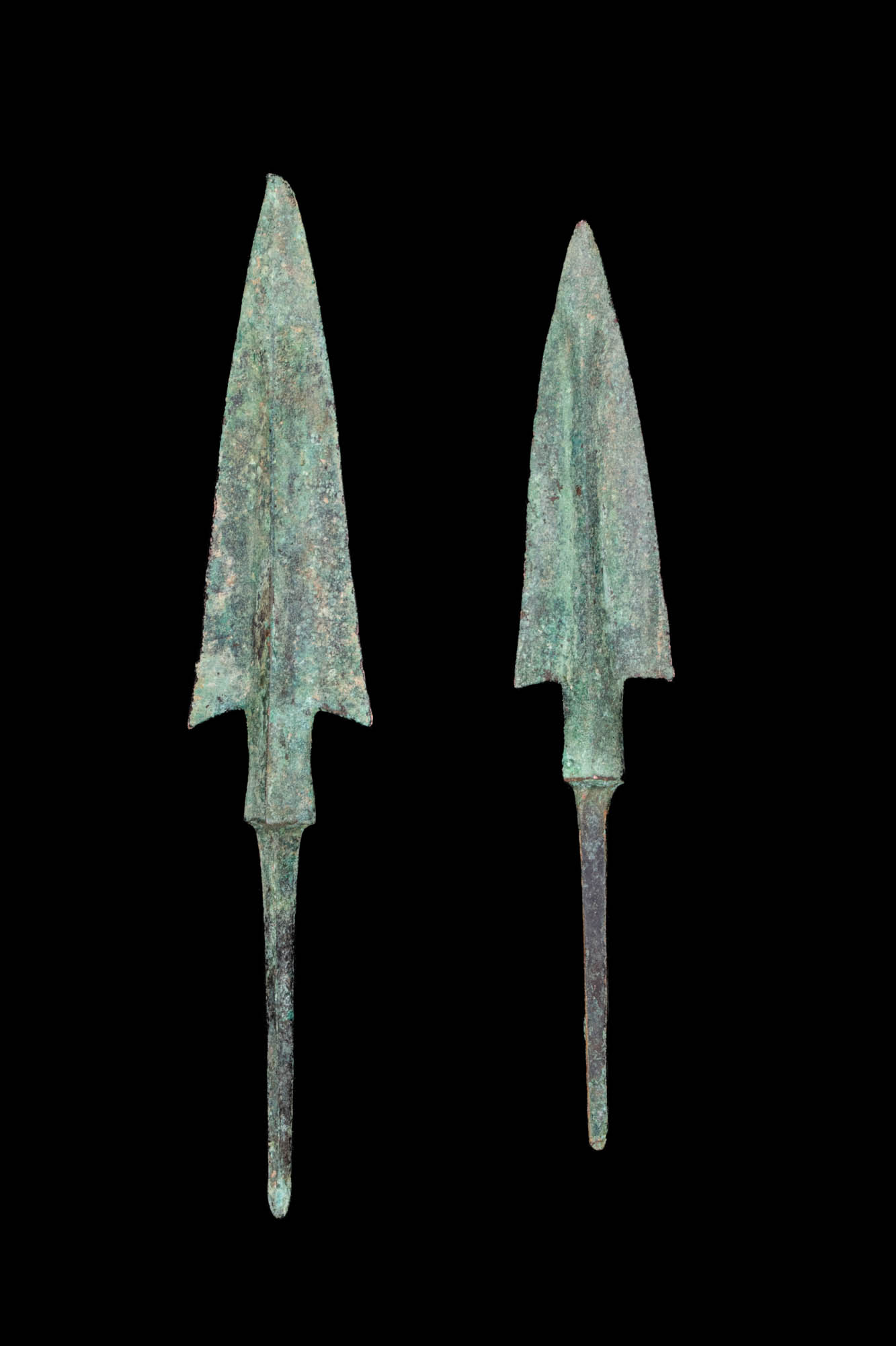 PAIR OF WESTERN ASIATIC ARROWHEADS - Image 2 of 2