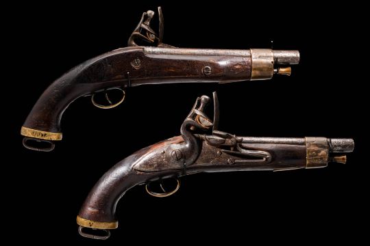 HEAVY FLINTLOCK CAVALRY PISTOL