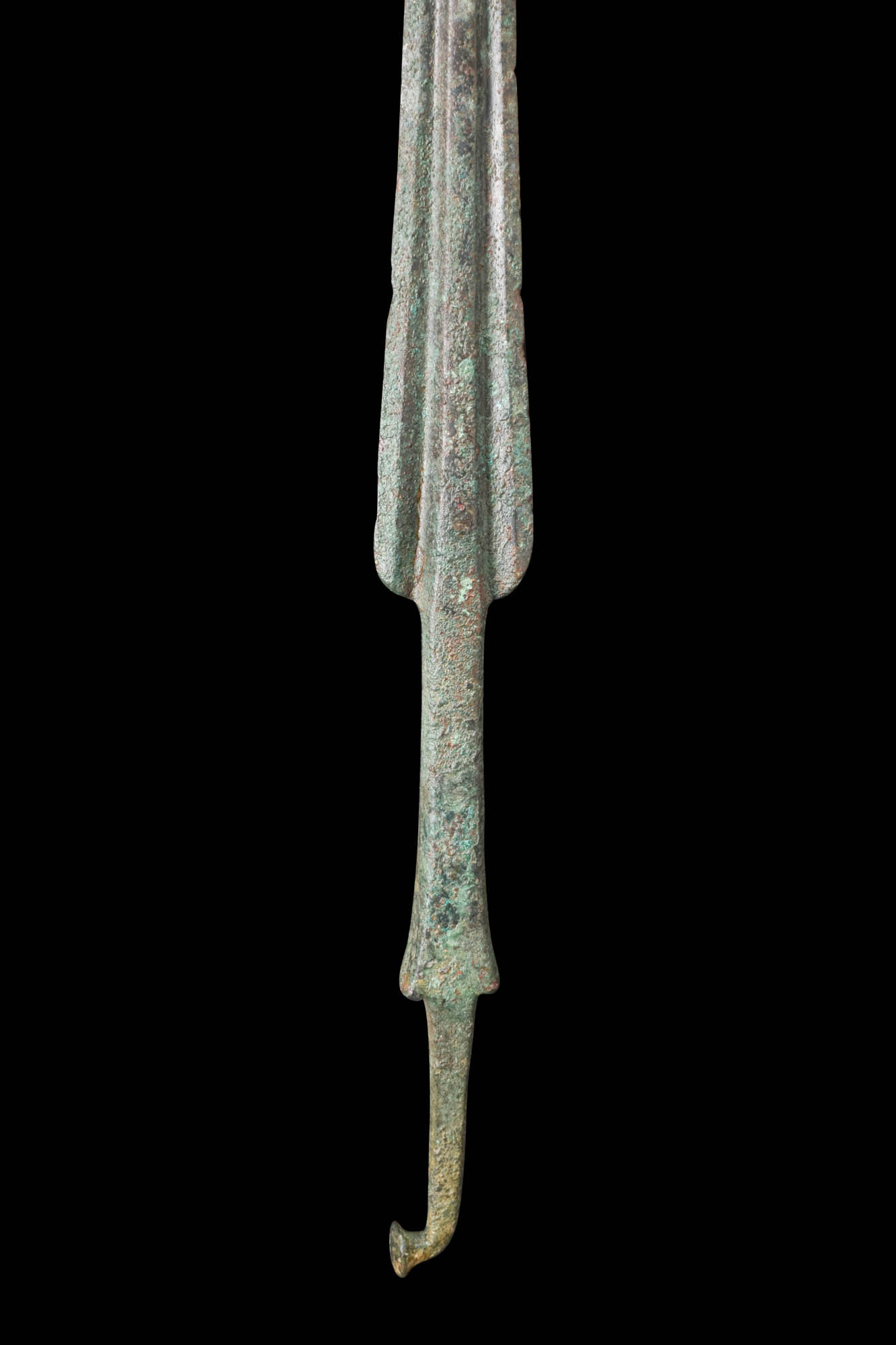 ANCIENT AEGEAN BRONZE SPEARHEAD - Image 4 of 4