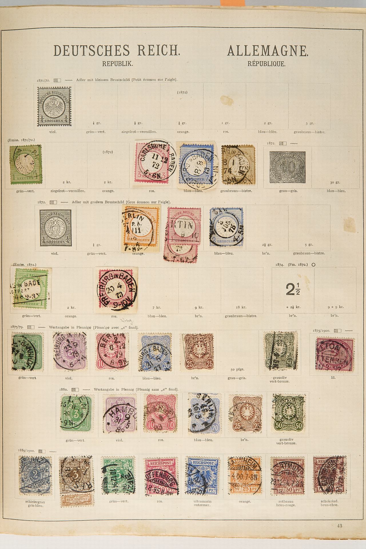 Briefmarkensammlung