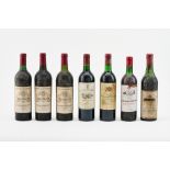 Sieben Bordeaux-Weine