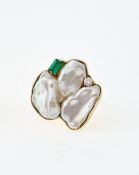 Ring mit Barockperlen