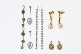 Paar Ohrstecker mit Wechselbehang