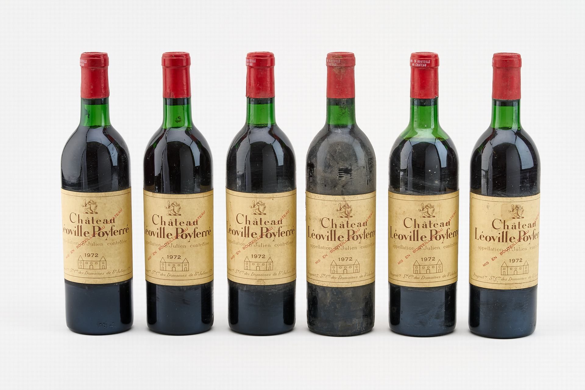 6 Fl. Château Léoville Poyferré 1972