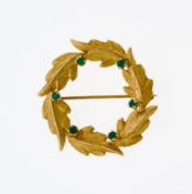 Blätterkranz-Brosche