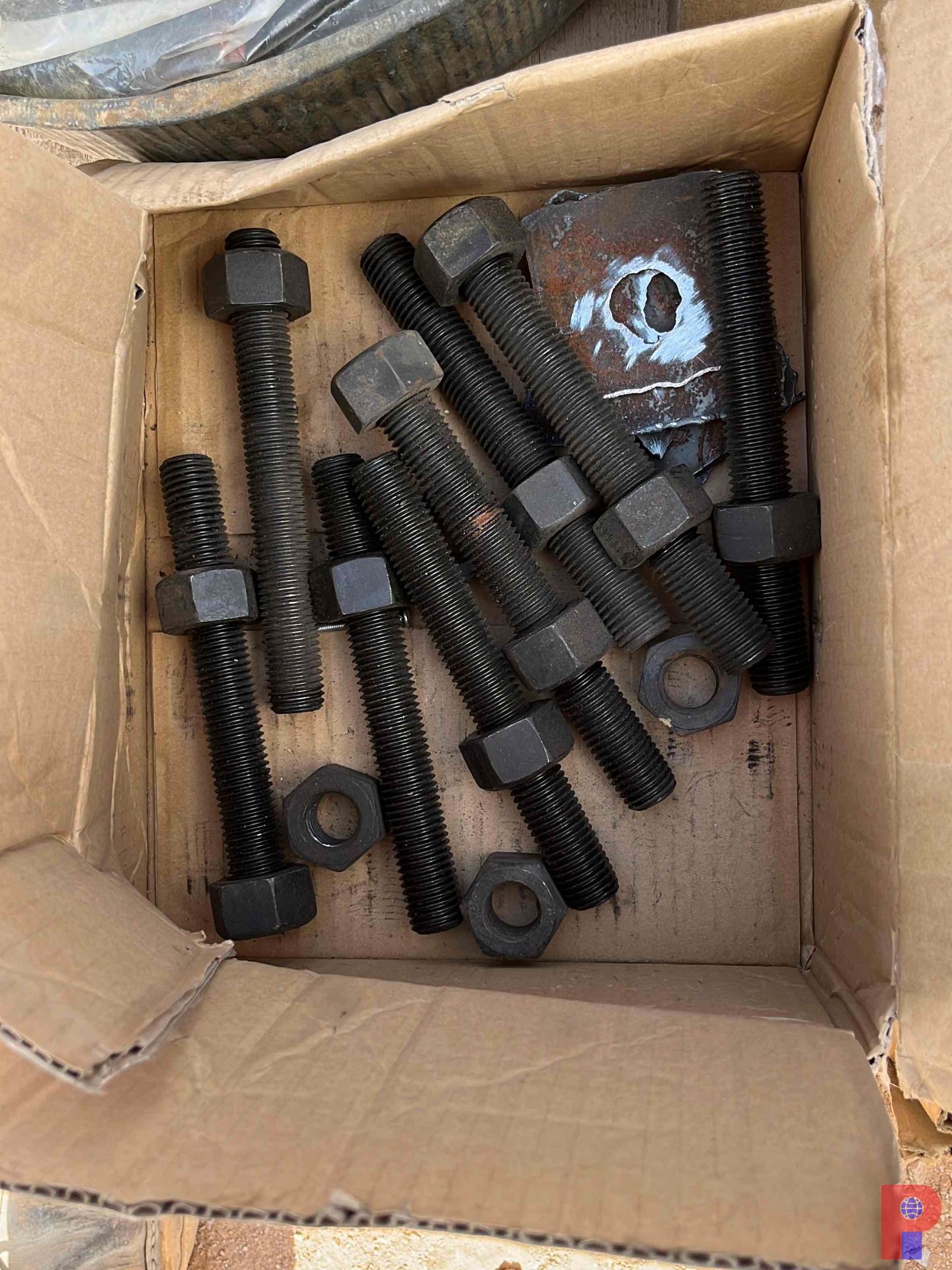 PALLET OF ASSORTED NUTS, BOLTS, FLANGE FASTENERS - Image 2 of 3