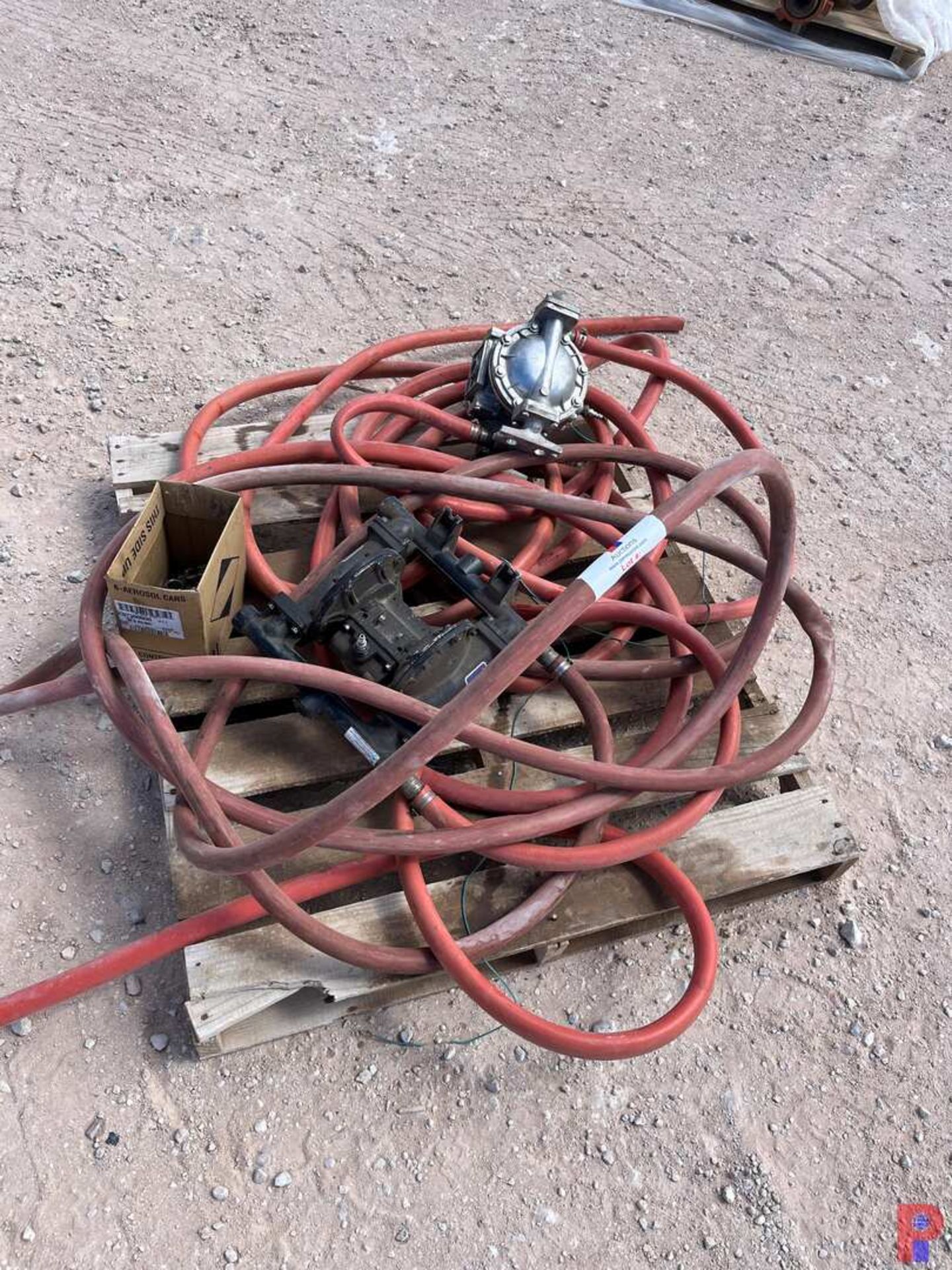 (2) 1” DIAPHRAGM PUMPS W/ HOSES & HOSE FITTINGS