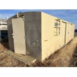 34'L X 10'W X 8'6""H SKIDDED STORAGE CONTAINER