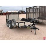 2011 BIG TEX 12’ X 6’ T/A BP UTILITY TRAILER