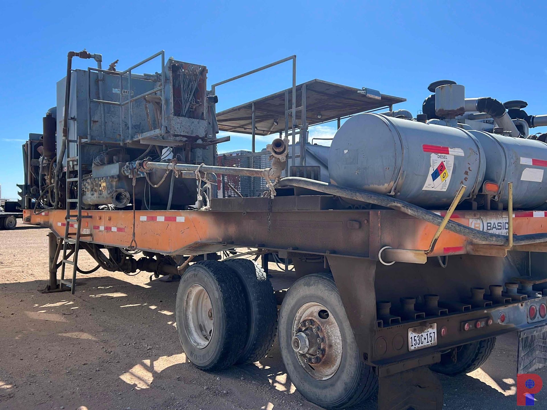 1972 SHOP BUILT CEMENT PUMP TRAILER - Image 6 of 10