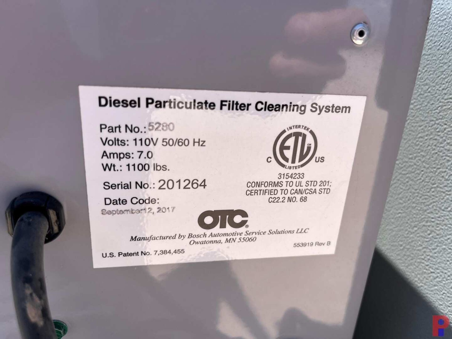 OTC DIESEL PARTICULATE FILTER CLEANING SYSTEM - Image 5 of 5