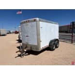 2011 CARGO CRAFT 12’ X 6’ T/A ENCLOSED LUBE TRAILER