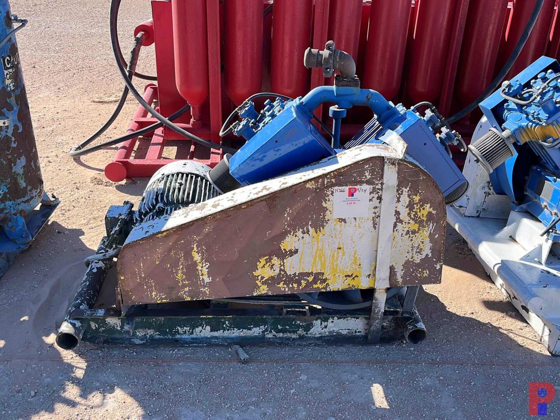 AIR COMPRESSOR P/B: 30 HP ELECTRIC MOTOR, SKIDDED