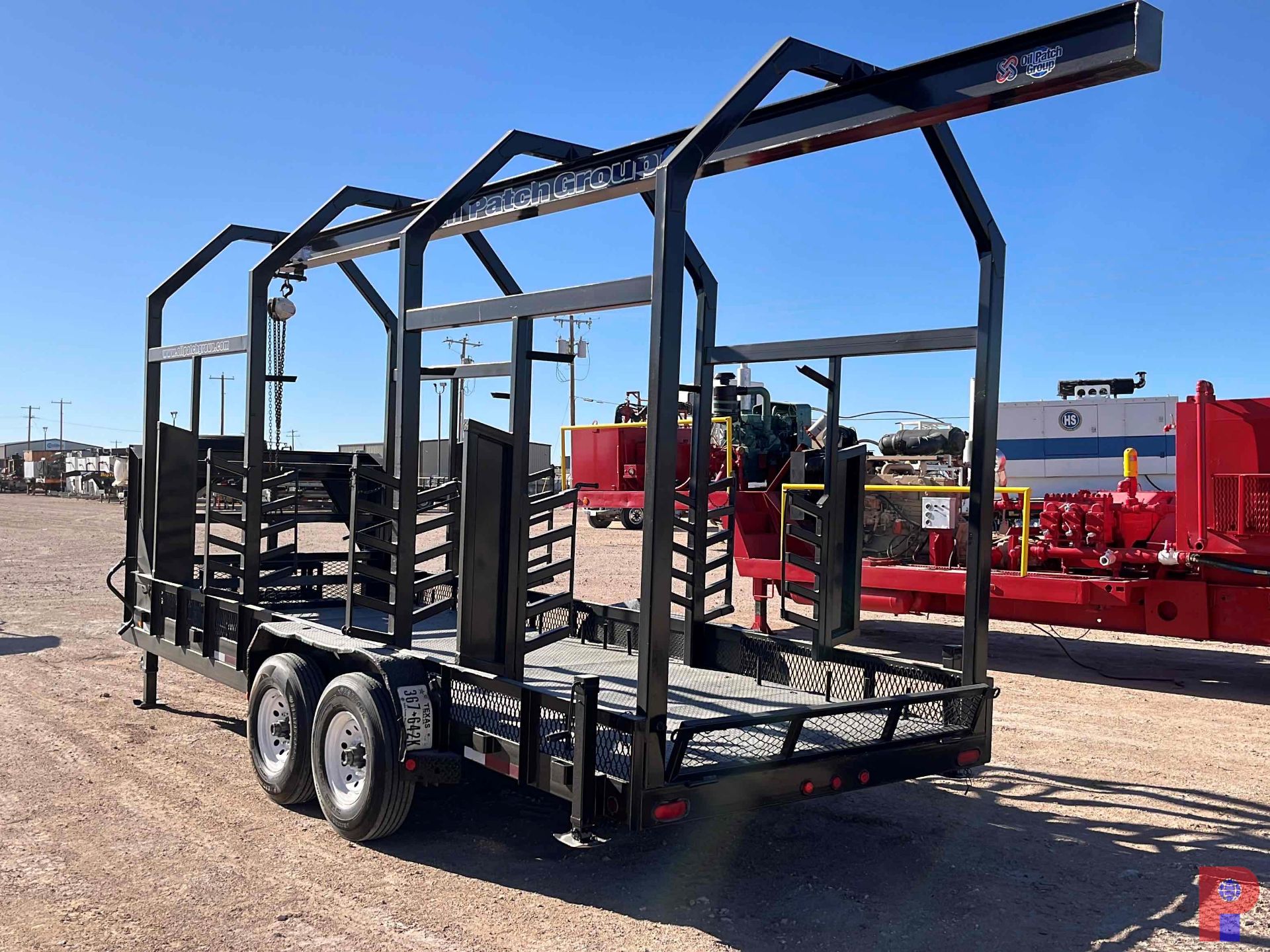 2016 LONE STAR TRAILERS 20’ X 7’ T/A MONORAIL GOOSENECK TRAILER VIN/SN ...