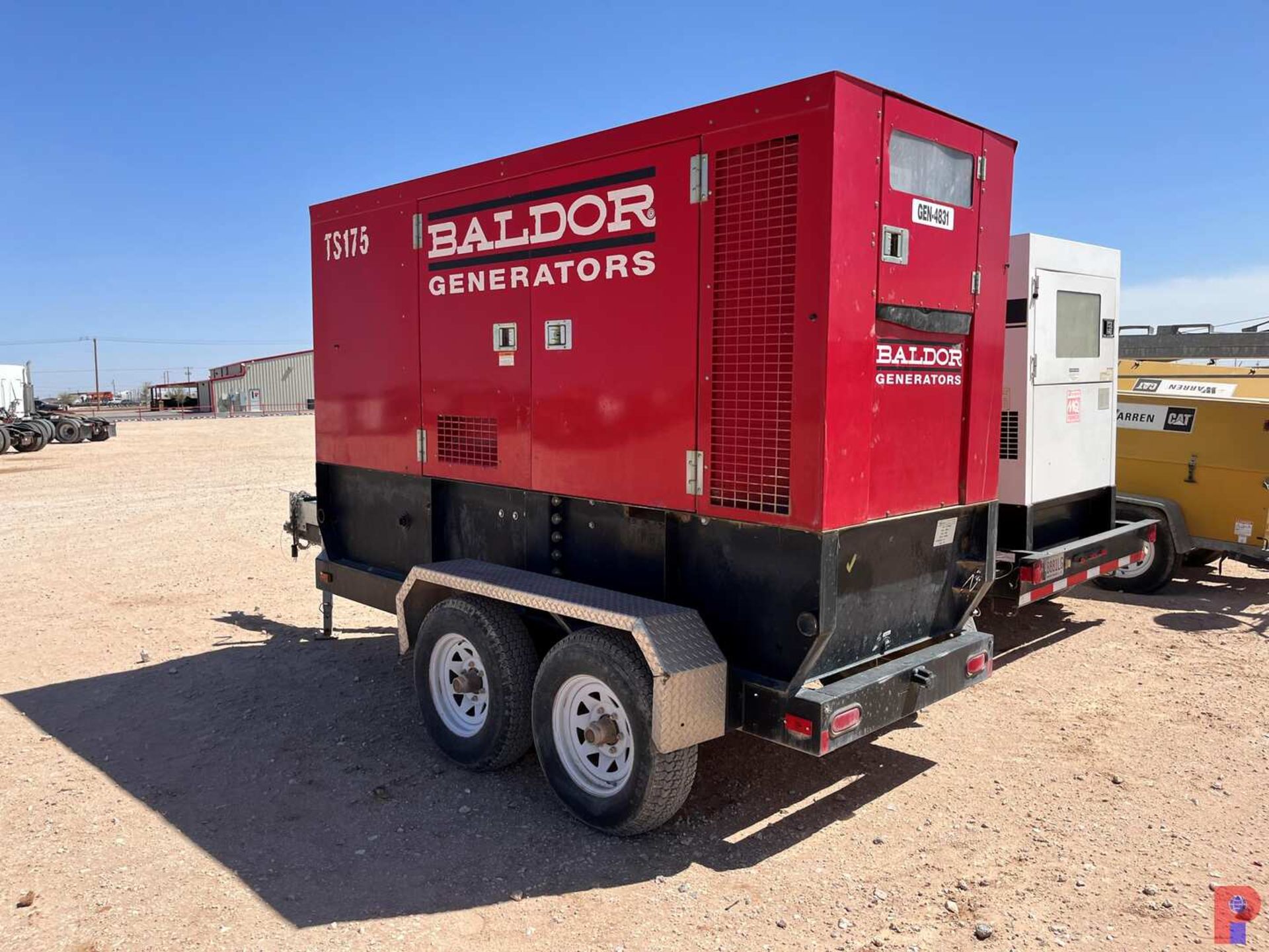 BALDOR GENERATORS TS175-3J TRAILER MOUNTED ELECTRIC GENERATOR - Image 3 of 8