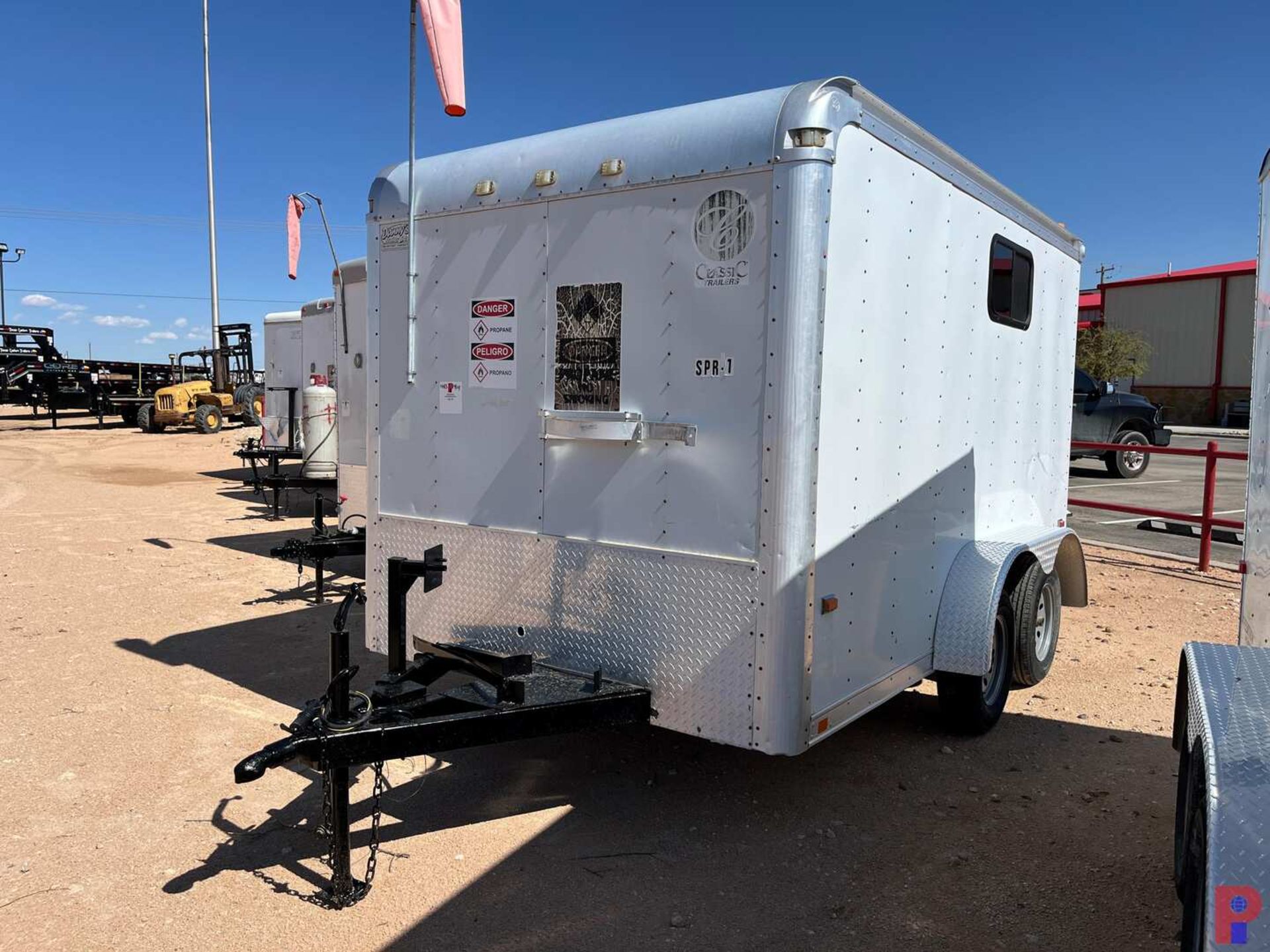 2008 CLASSIC 12’X7’ T/A CREW TRAILER - Image 4 of 5