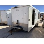 2015 LARK 7'X16' T/A ENCLOSED TRAILER