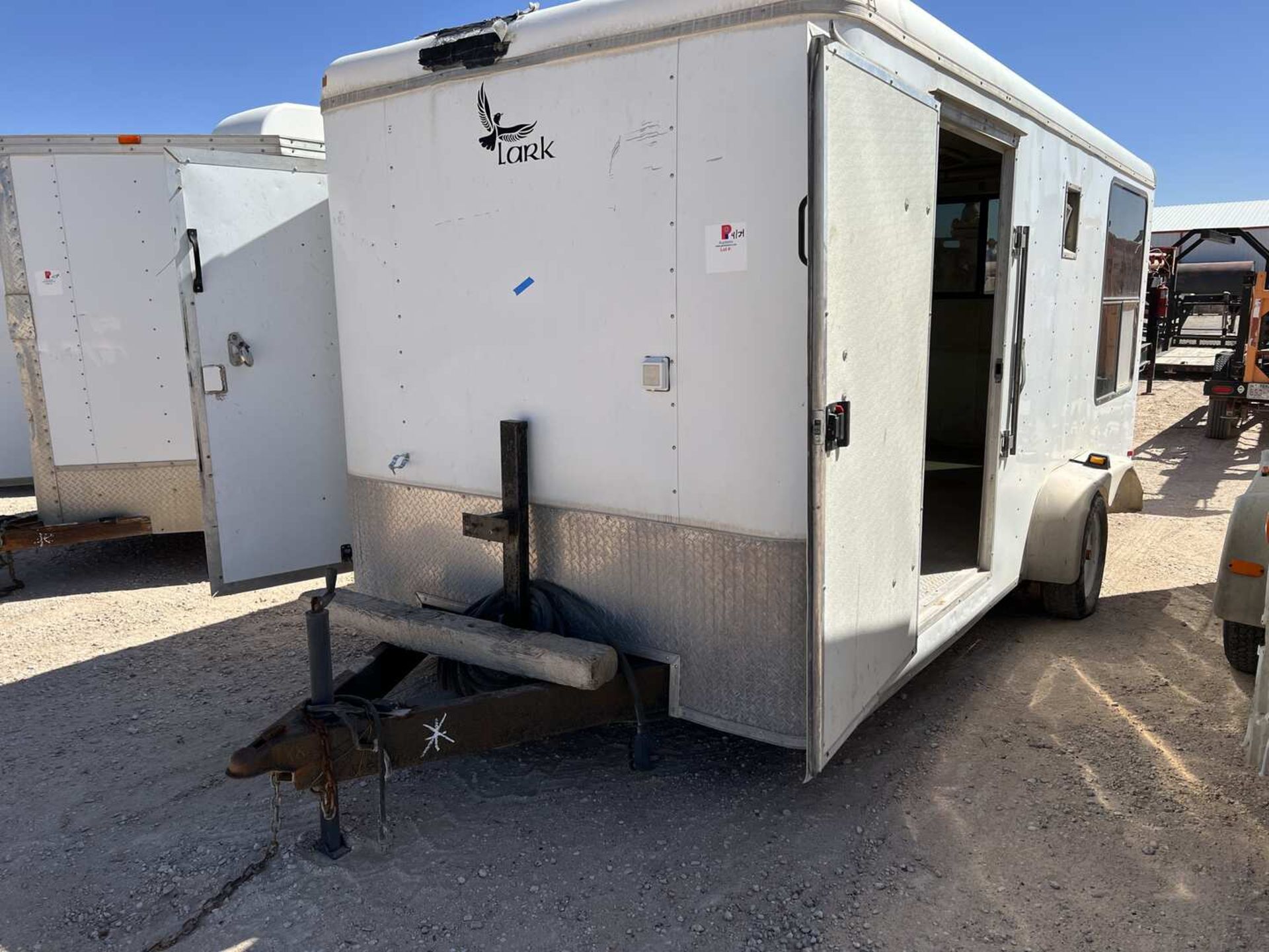 2015 LARK 7'X16' T/A ENCLOSED TRAILER