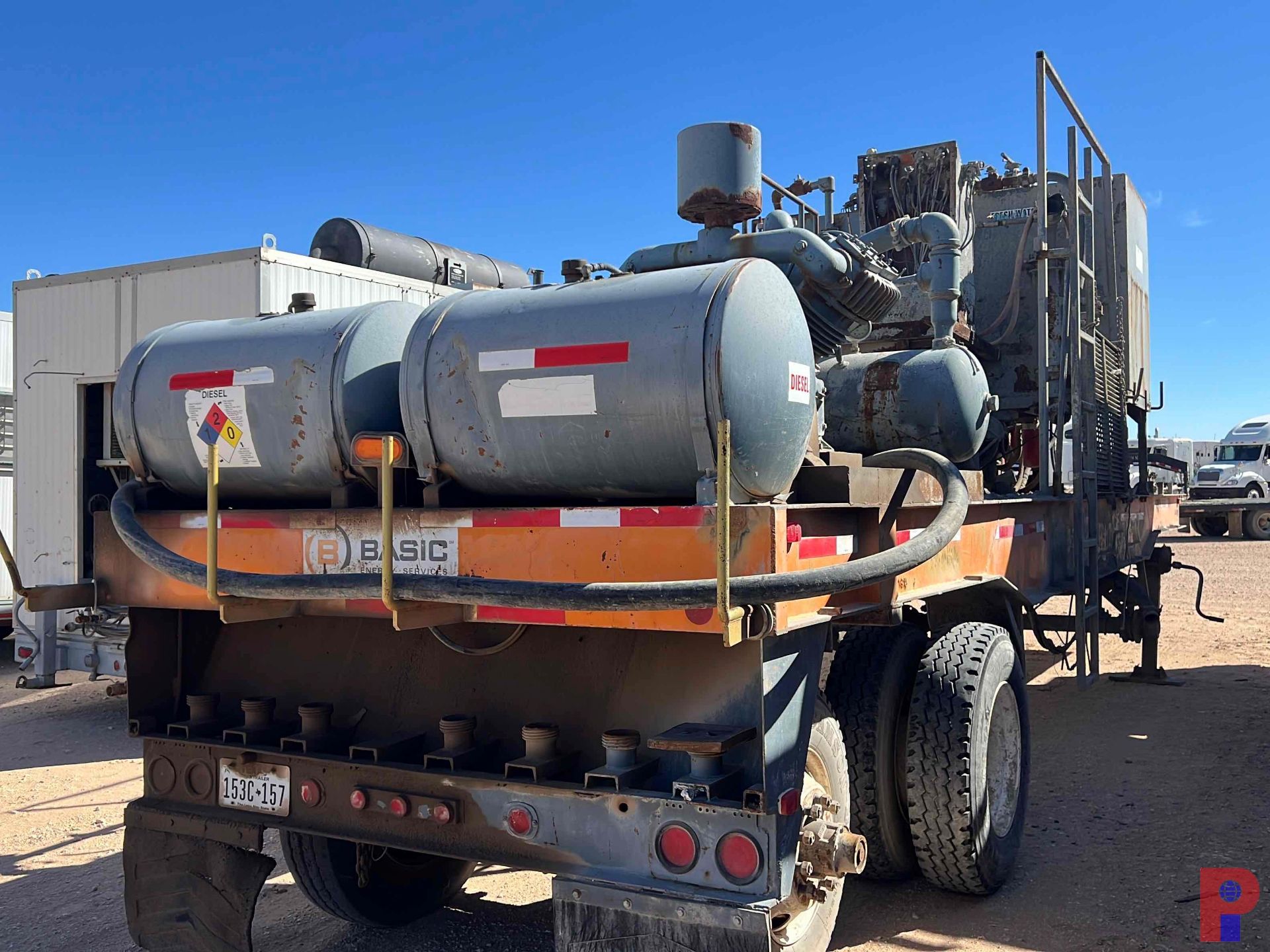 1972 SHOP BUILT CEMENT PUMP TRAILER - Image 5 of 10