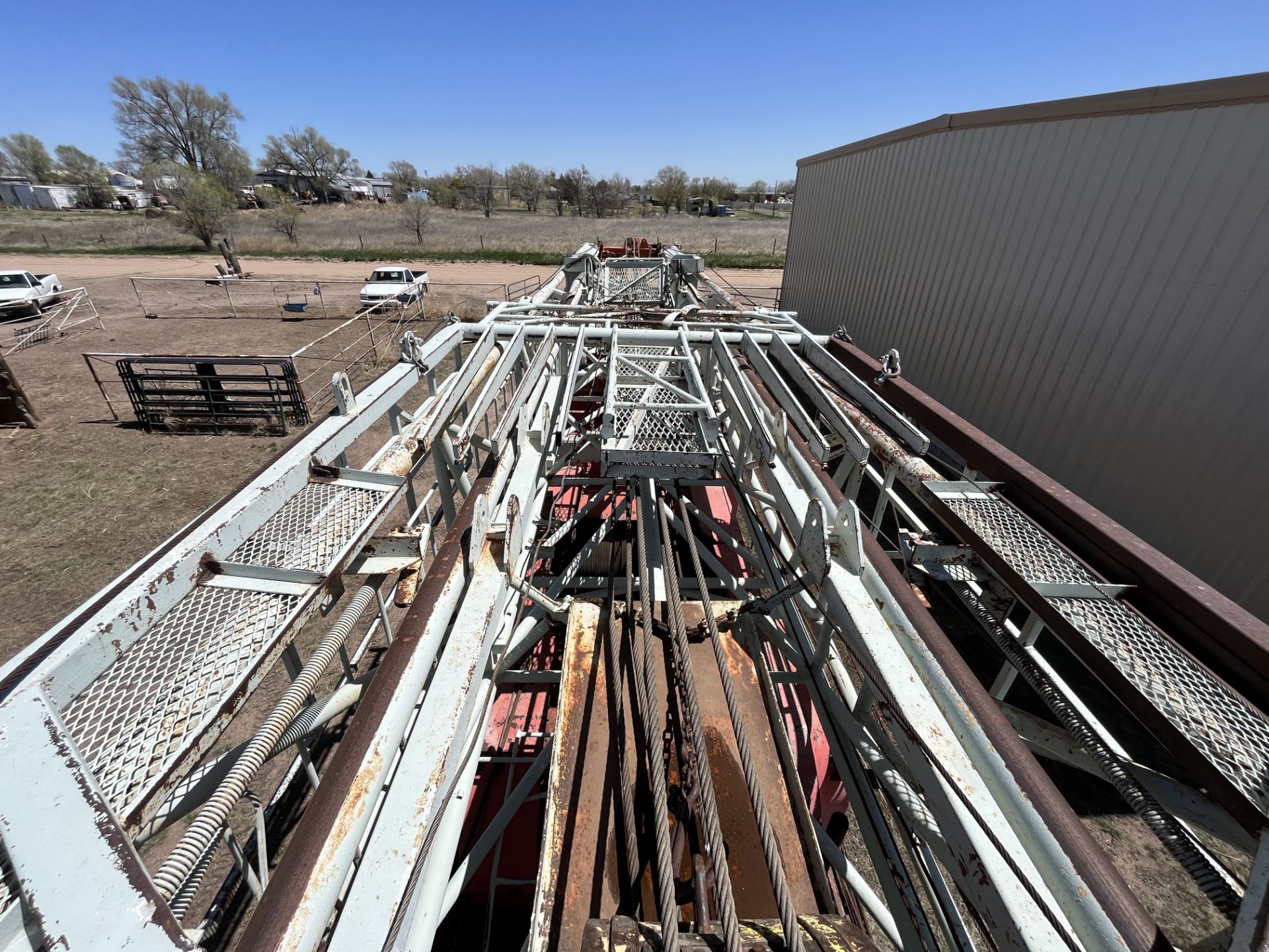 1984 FRANKS 1287/160 DBL DRUM BACK-IN WELL SERVICE RIG - Image 18 of 25