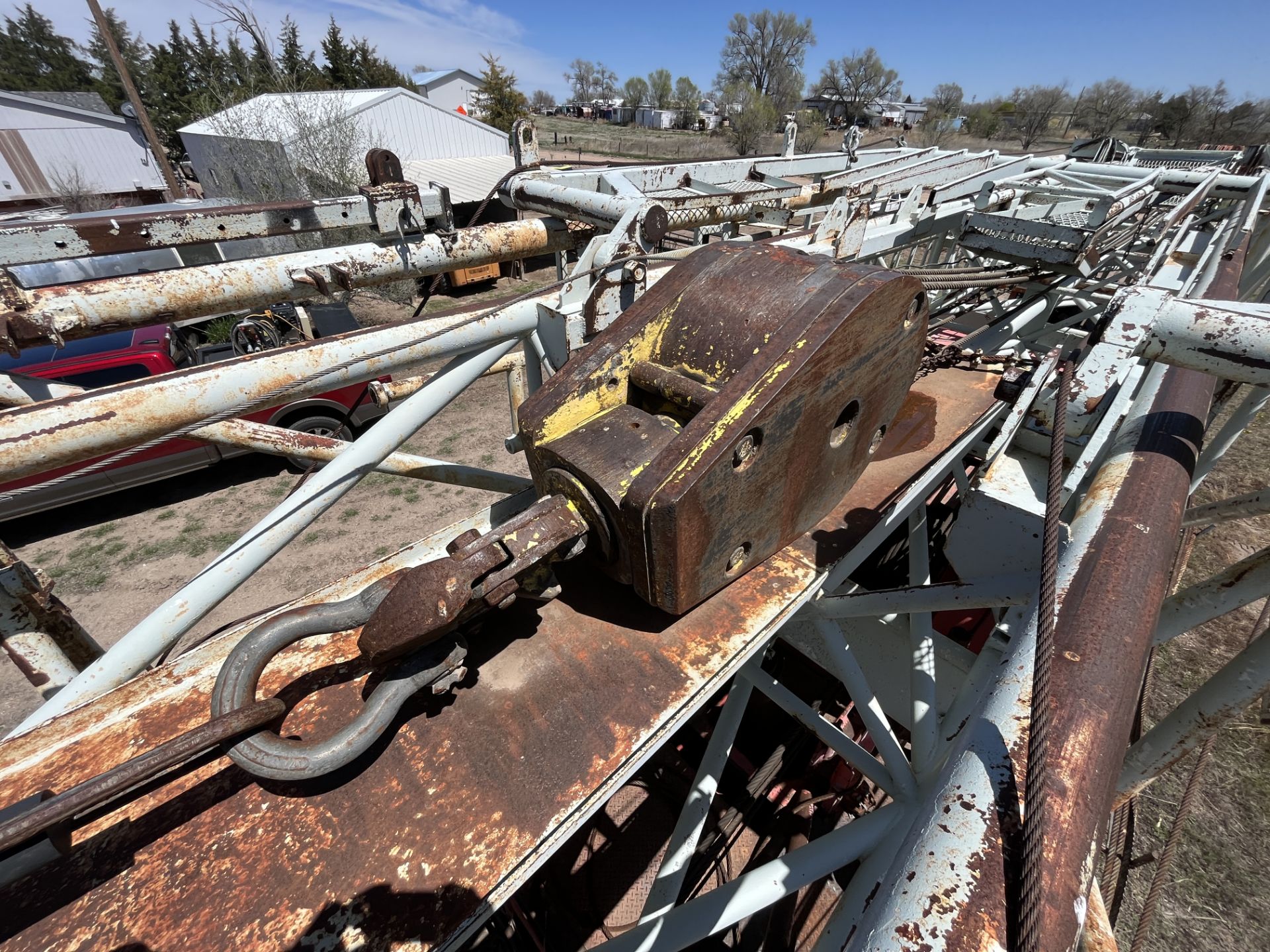 1984 FRANKS 1287/160 DBL DRUM BACK-IN WELL SERVICE RIG - Image 17 of 25