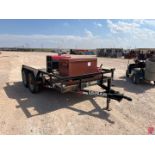 2017 LAMAR 12’ X 7’ T/A TRAILER W/ WELDING MACHINE