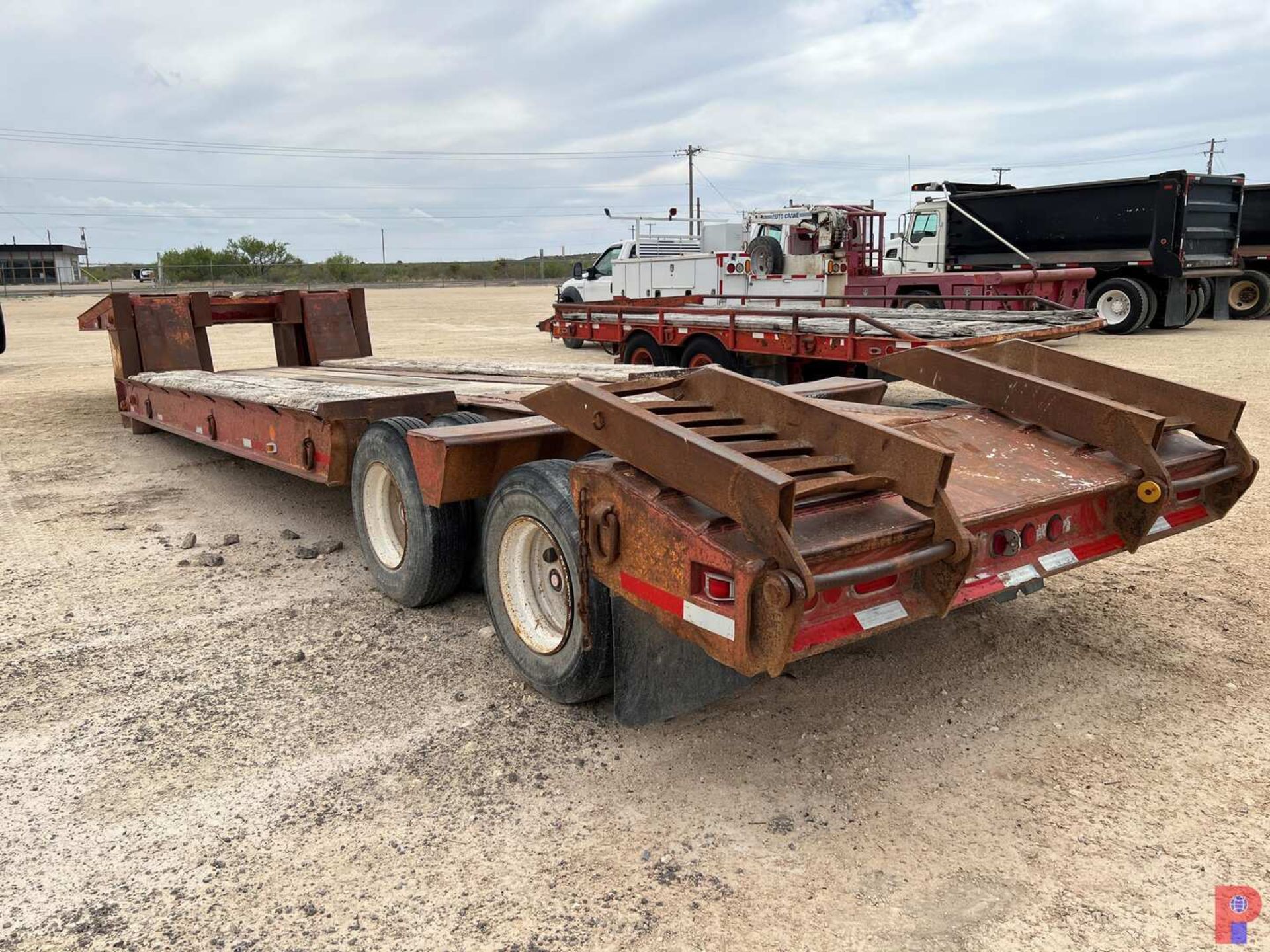 1973 HYSTER LOWBOY TRAILER - Image 4 of 14