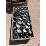 CRATE OF STAINLESS STEEL HOSE COUPLINGS