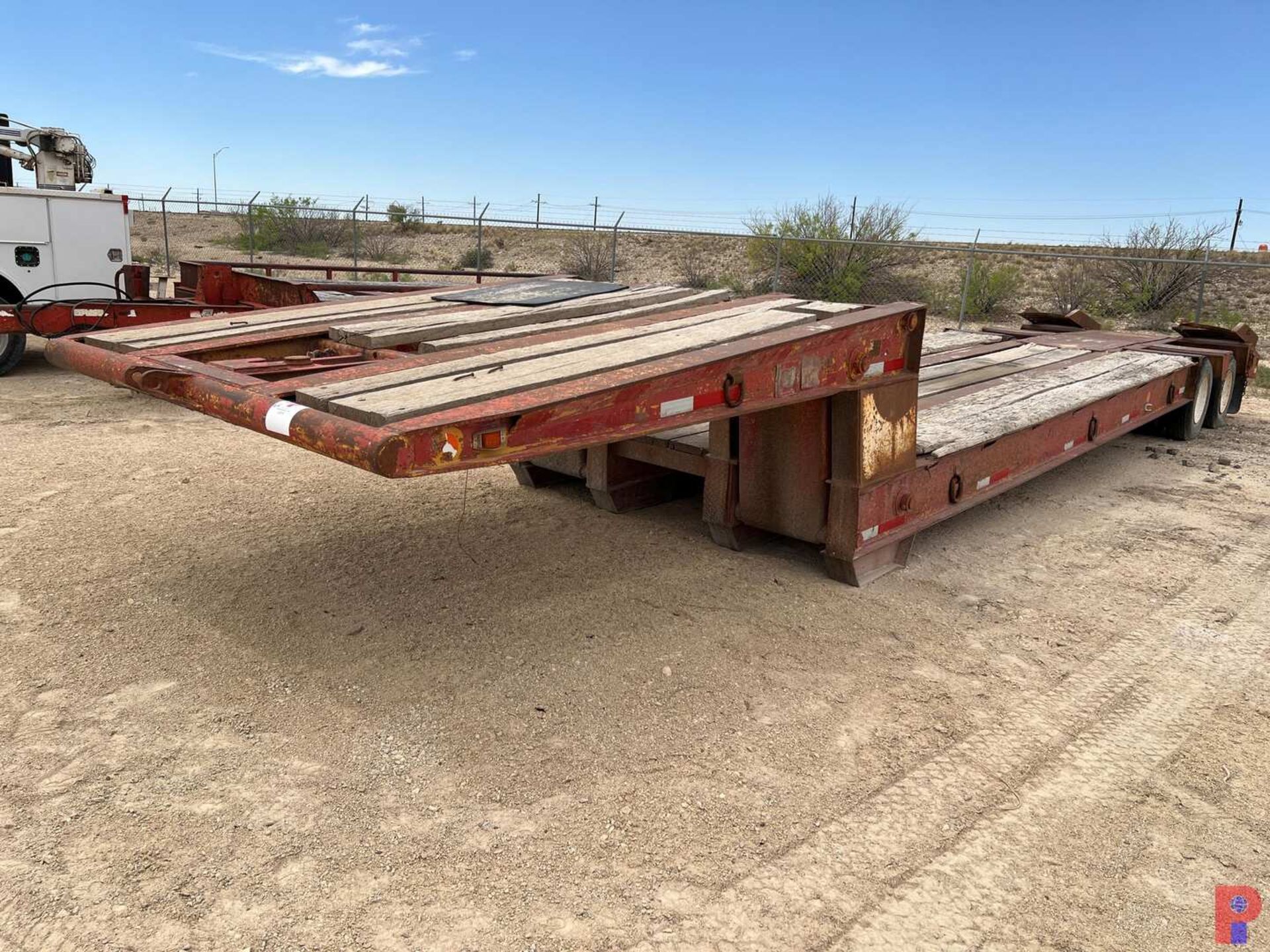 1973 HYSTER LOWBOY TRAILER