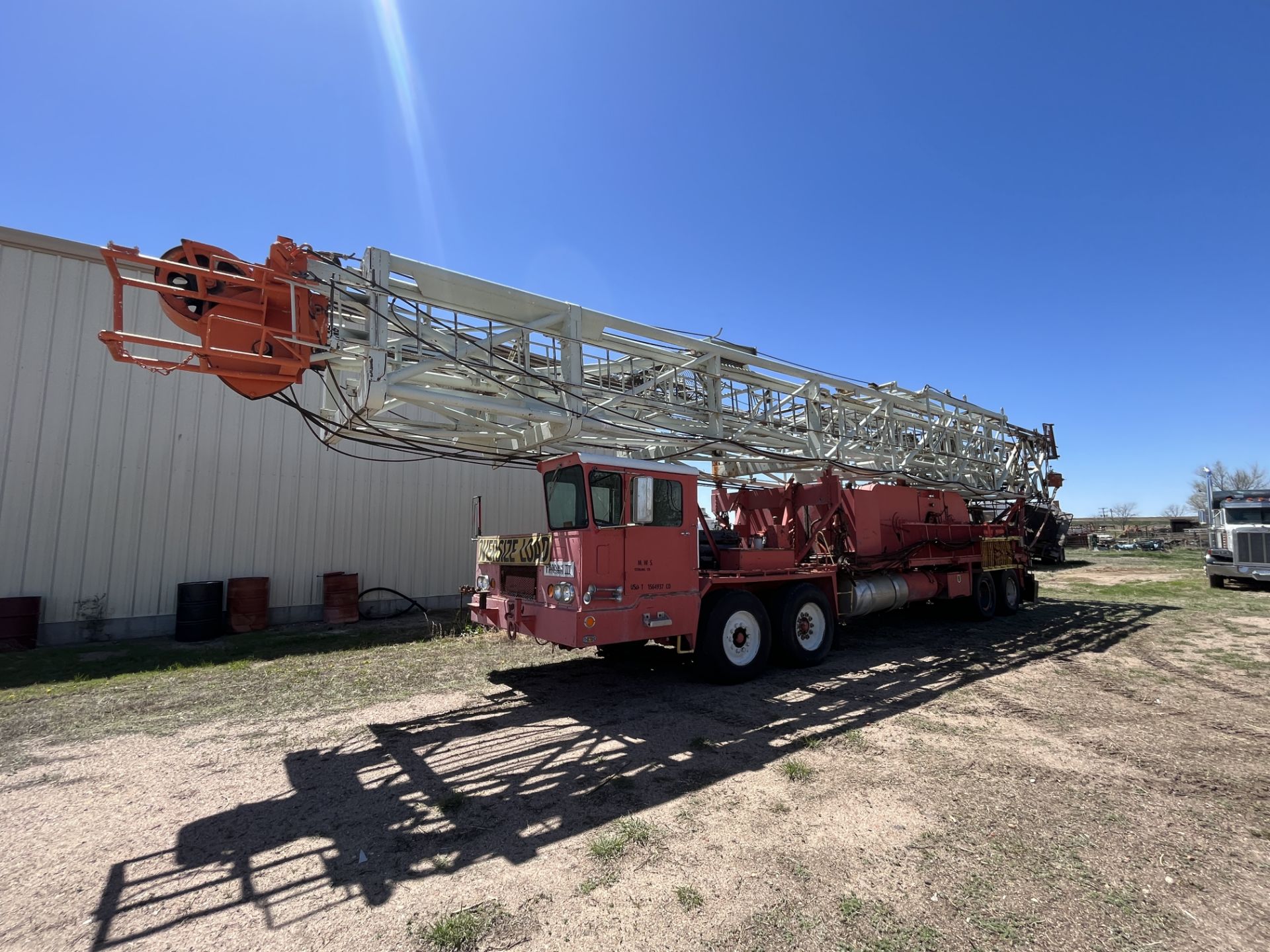1984 FRANKS 1287/160 DBL DRUM BACK-IN WELL SERVICE RIG - Image 2 of 25