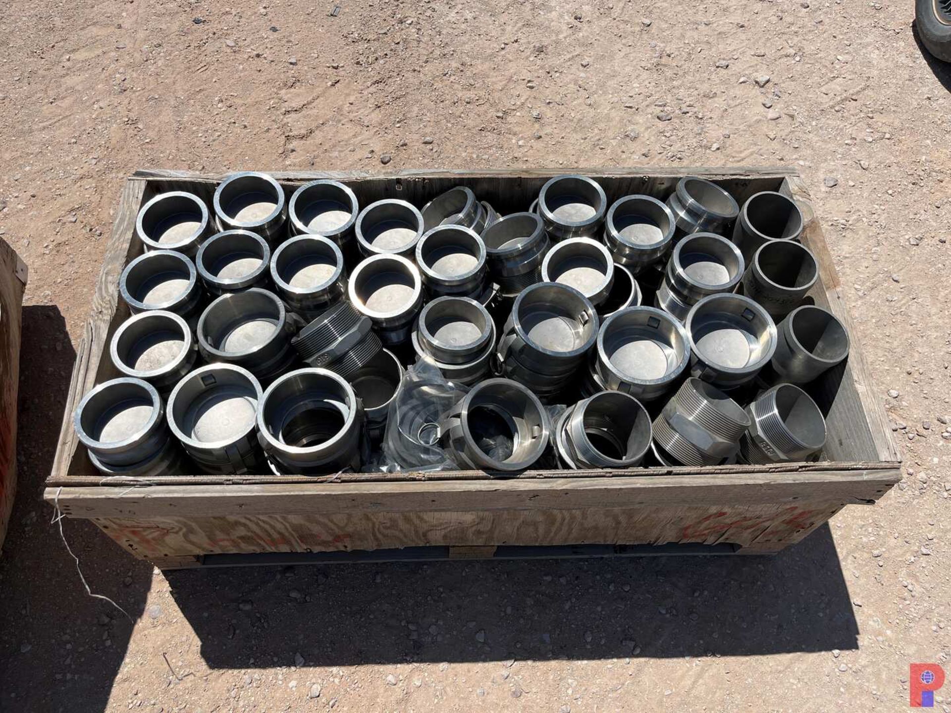 CRATE OF STAINLESS STEEL HOSE COUPLINGS - Image 3 of 3