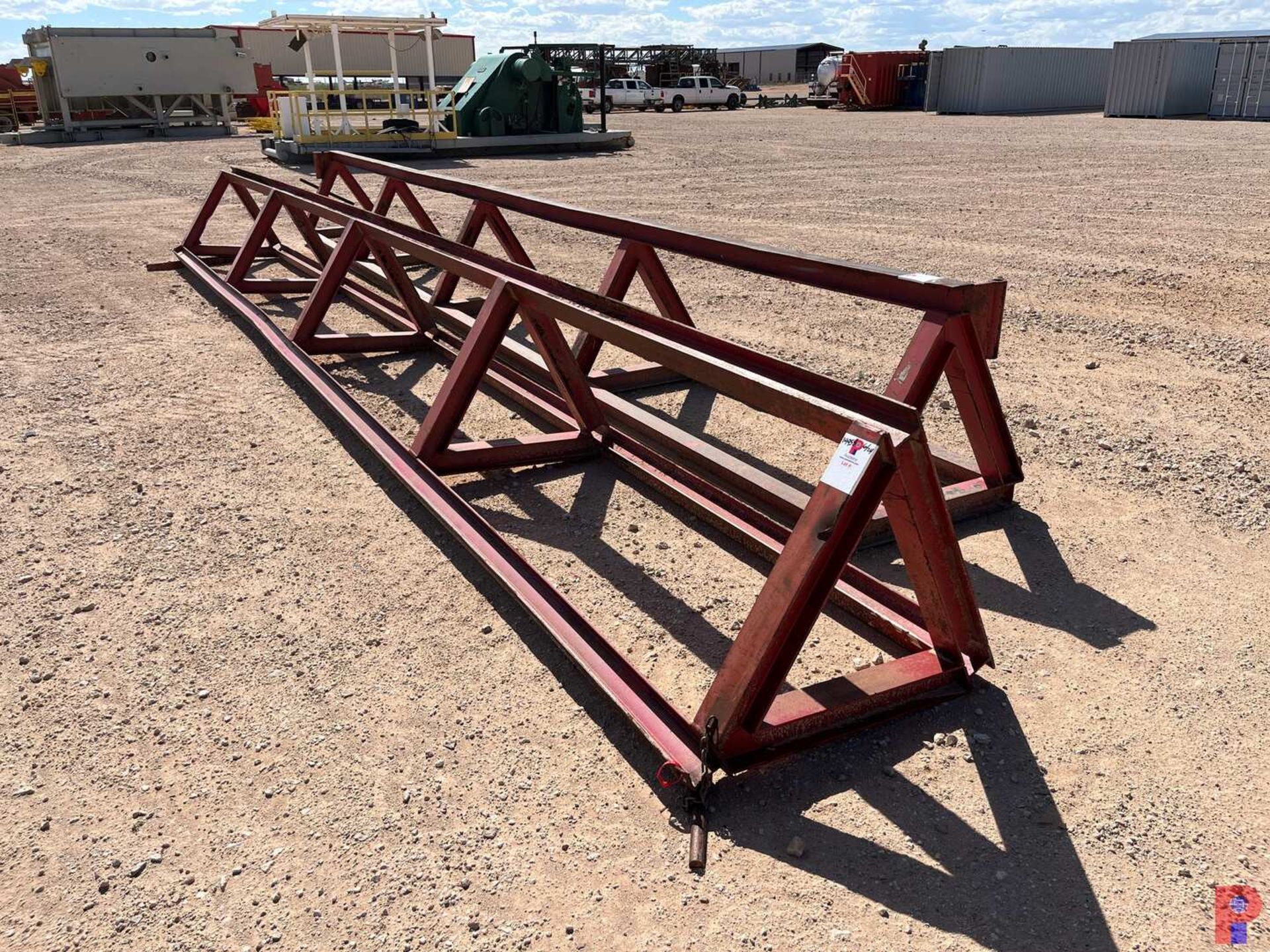 (2) 30’L X 3’H TRIANGLE PIPE RACKS