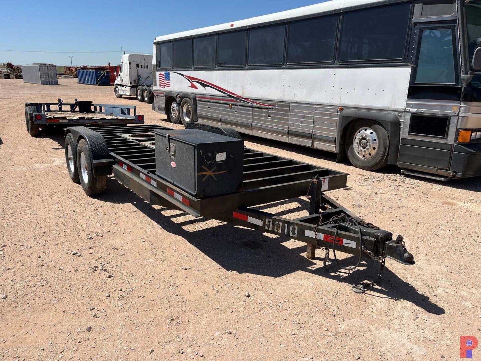 SHOPBUILT 18’ X 6.5’ T/A BUMPER PULL TRAILER - Image 2 of 4