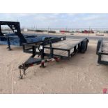 2008 AMERITRAIL 20’ X 7’ T/A BUMPER PULL TRAILER