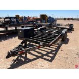 SHOPBUILT 18’ X 6.5’ T/A BUMPER PULL TRAILER