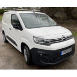 Citroen Berlingo Diesel BlueHDi Enterprise Van 75ps, Registration YP69 BHD, First Registered 27th