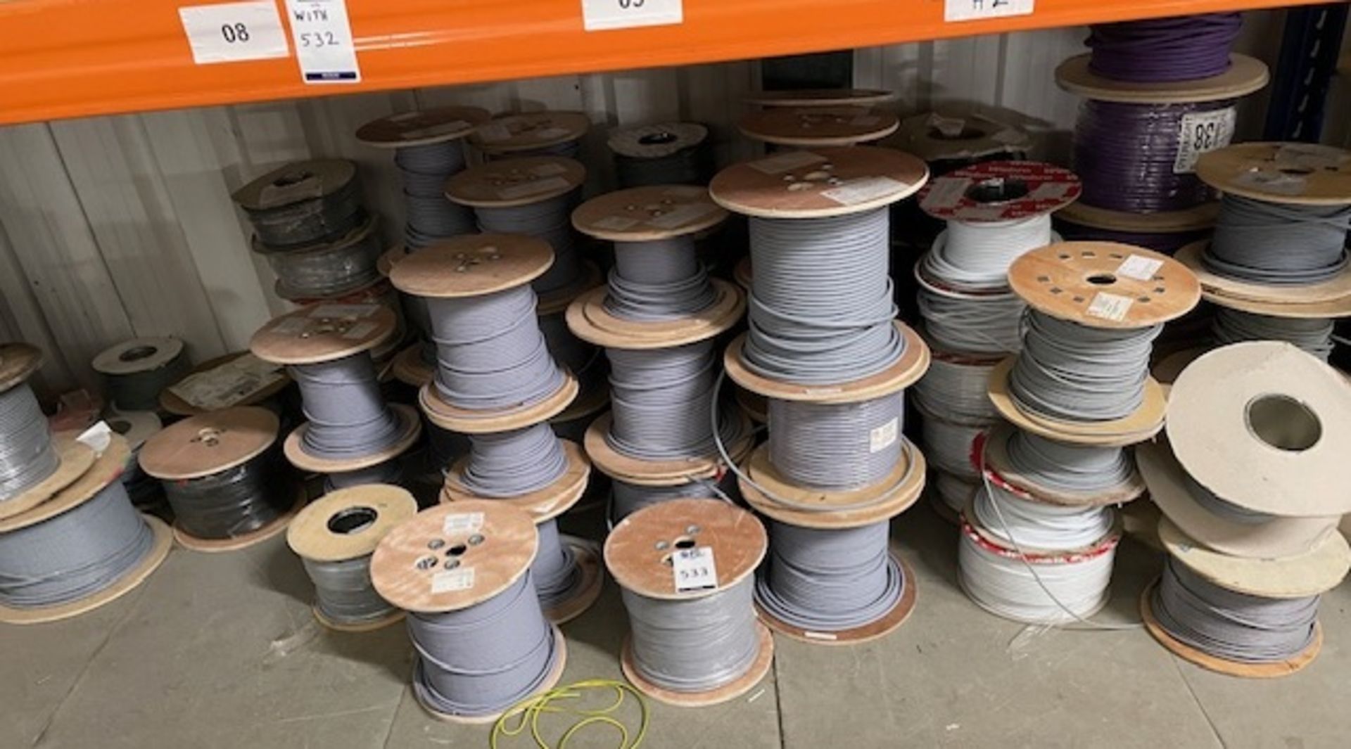 Quantity of Electrical Cable (Location: NN7. Please Refer to General Notes)