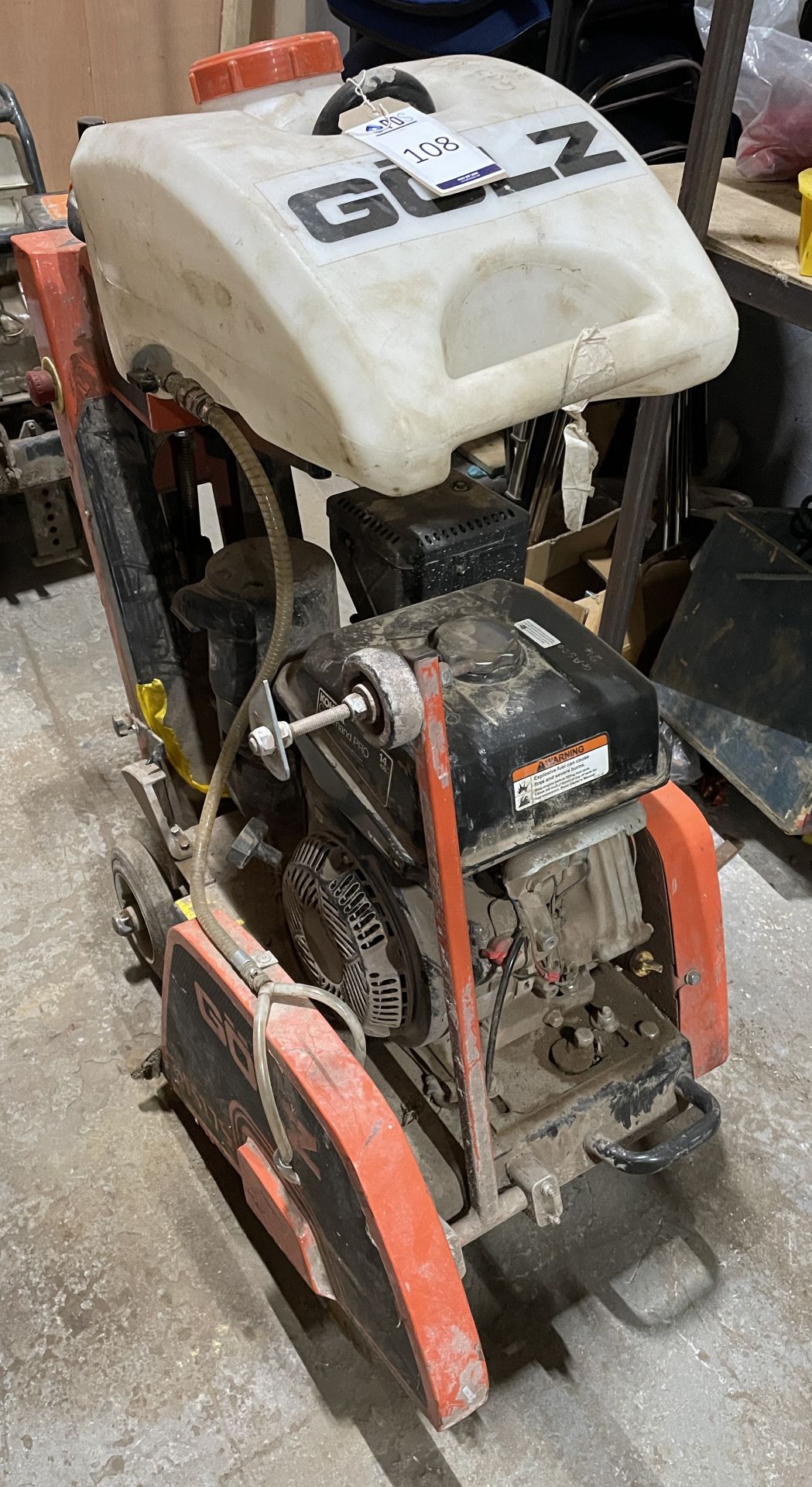 Golz FS175 Floor Saw, Petrol (Location: March, Cambridge. Please Refer to General Notes)