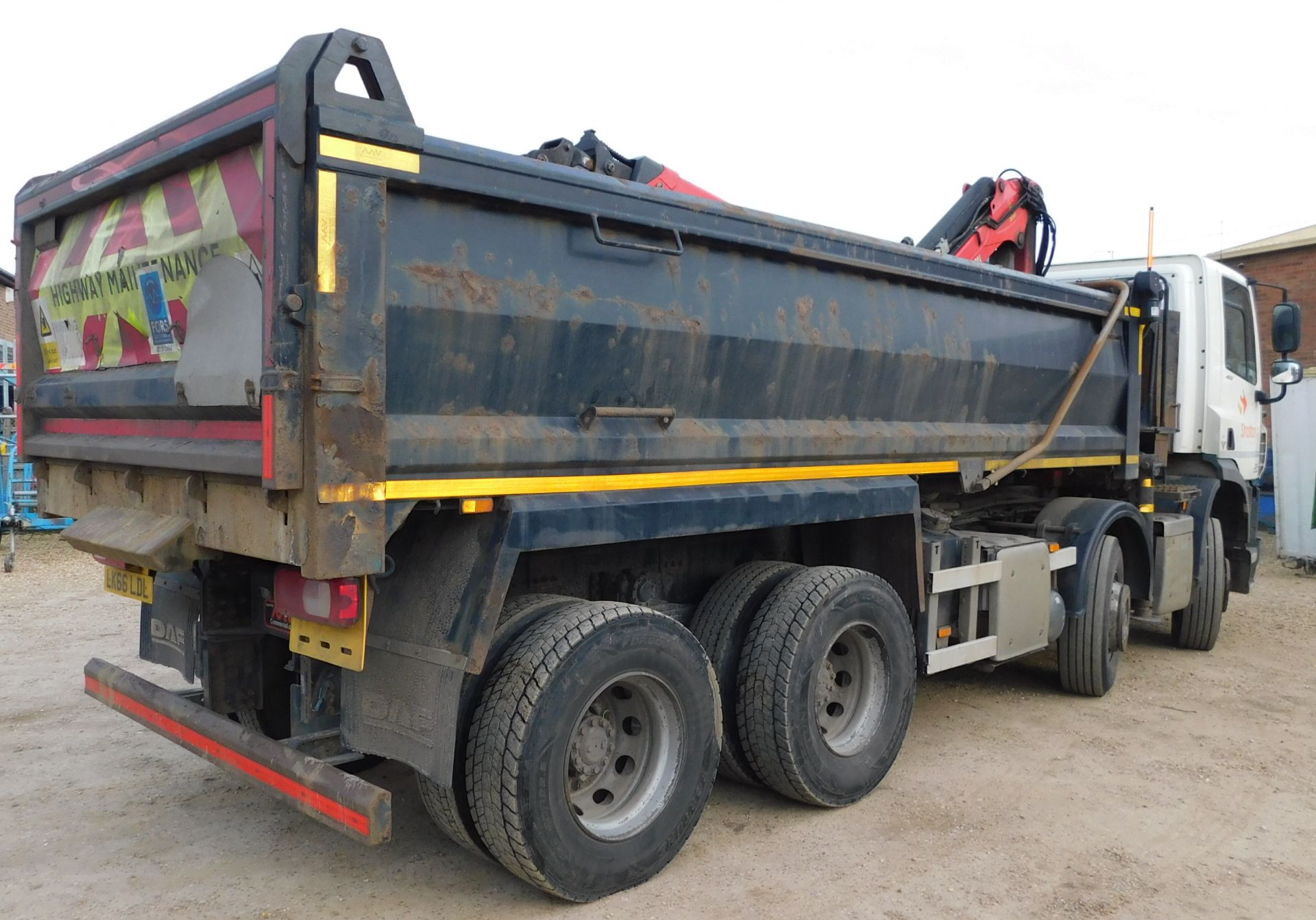 DAF CF 400 FAD Construction Grab Lorry, Registration LK66 LDL, First Registered 17th November - Image 4 of 26