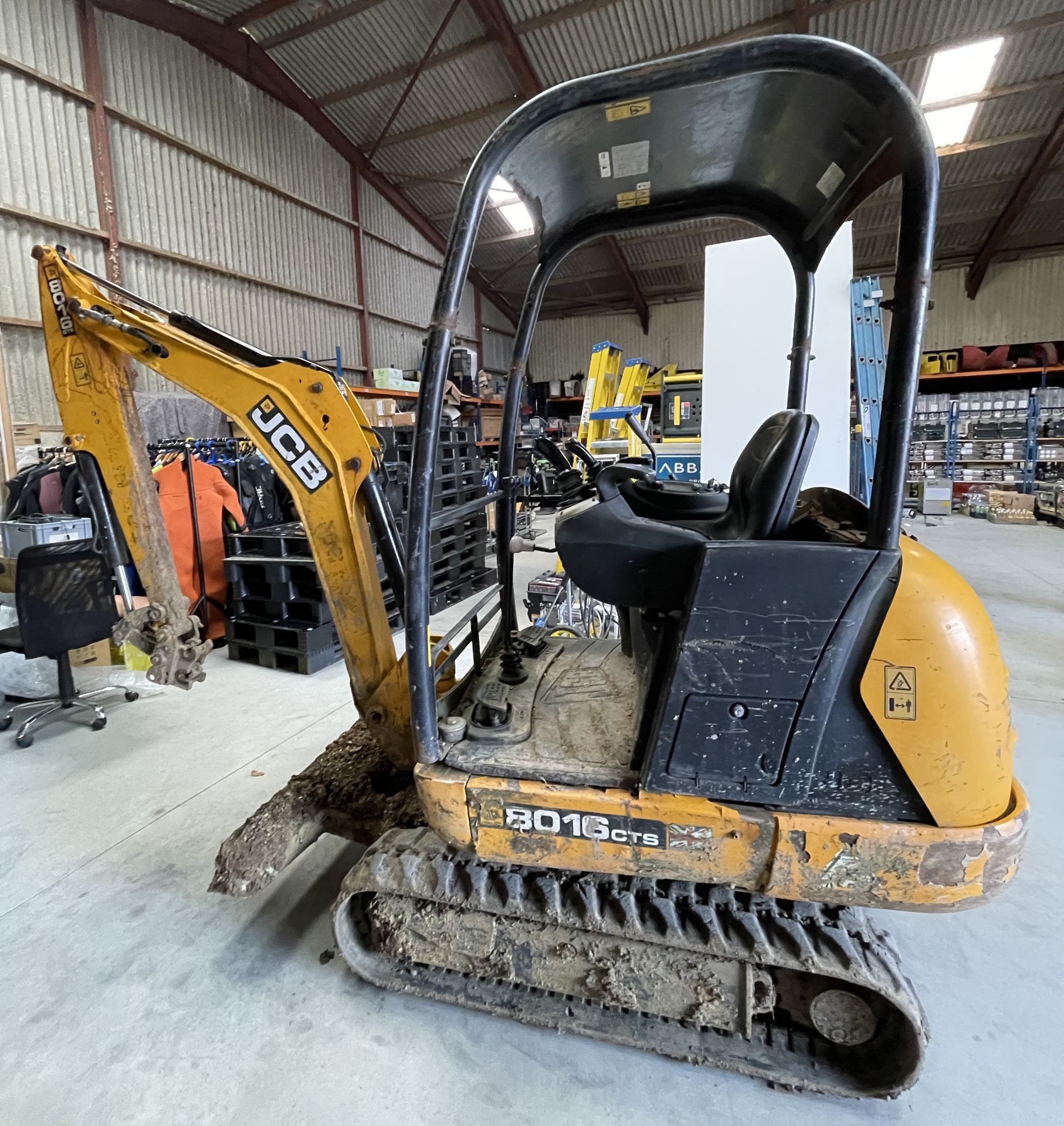 JCB 8016 CTS Compact Excavator (2013), Serial Number JCB08016E02071506, c.1885 Hours (Location: - Image 4 of 9