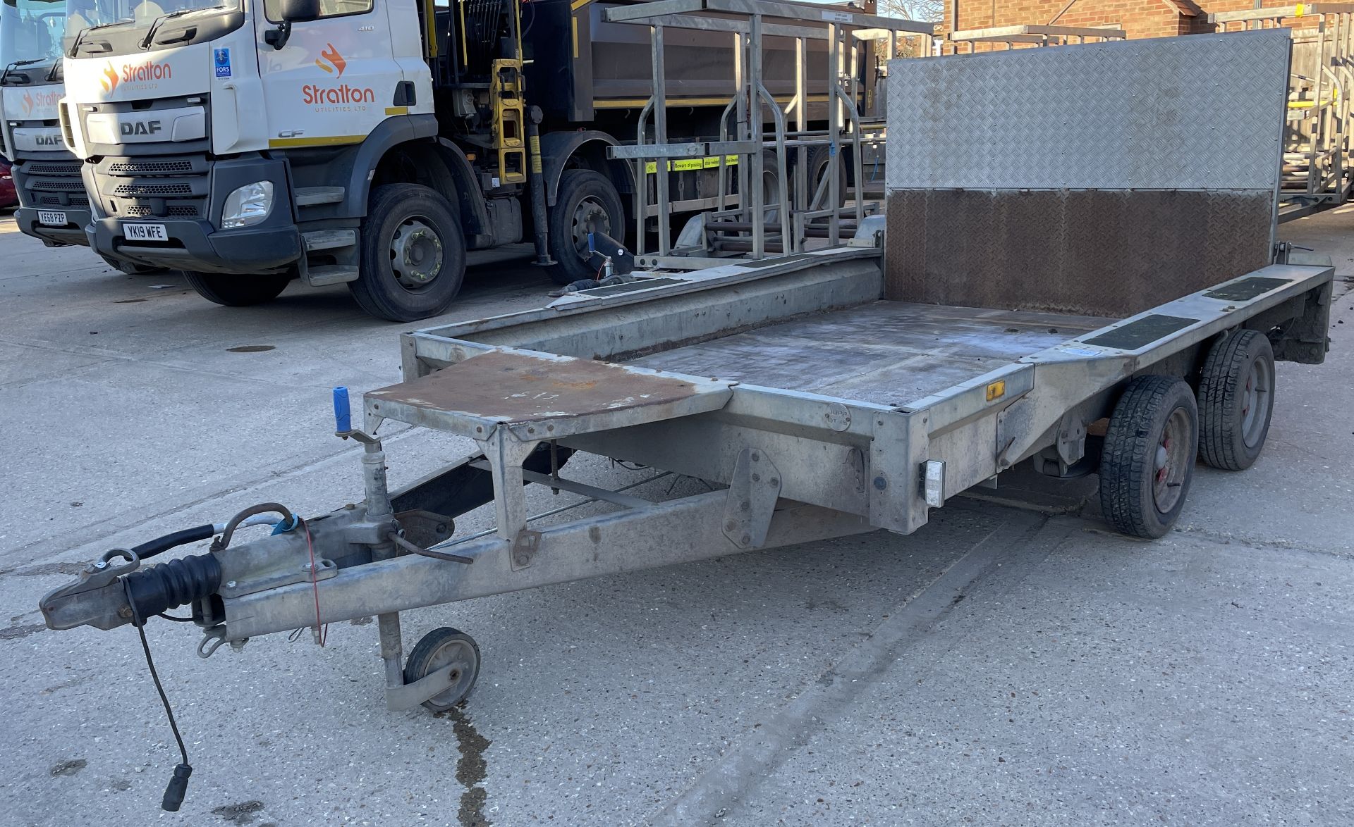 Ifor Williams Twin Axle Plant Trailer, 10’ x 6’ Bed with Drop Down Ramp (Location: March, Cambridge.